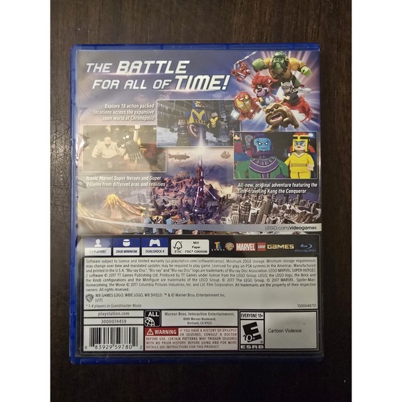 LEGO Marvel Super Heroes 2 (PS4, PlayStation 4, 2017) In Original Case Tested - Picture 4 of 4